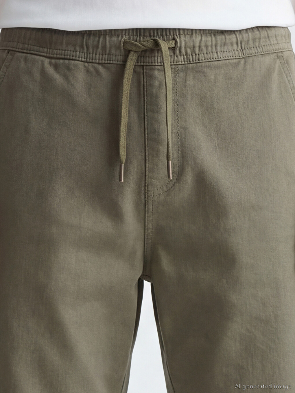Pantaloni scurți din denim Regular Fit pentru bărbați-2