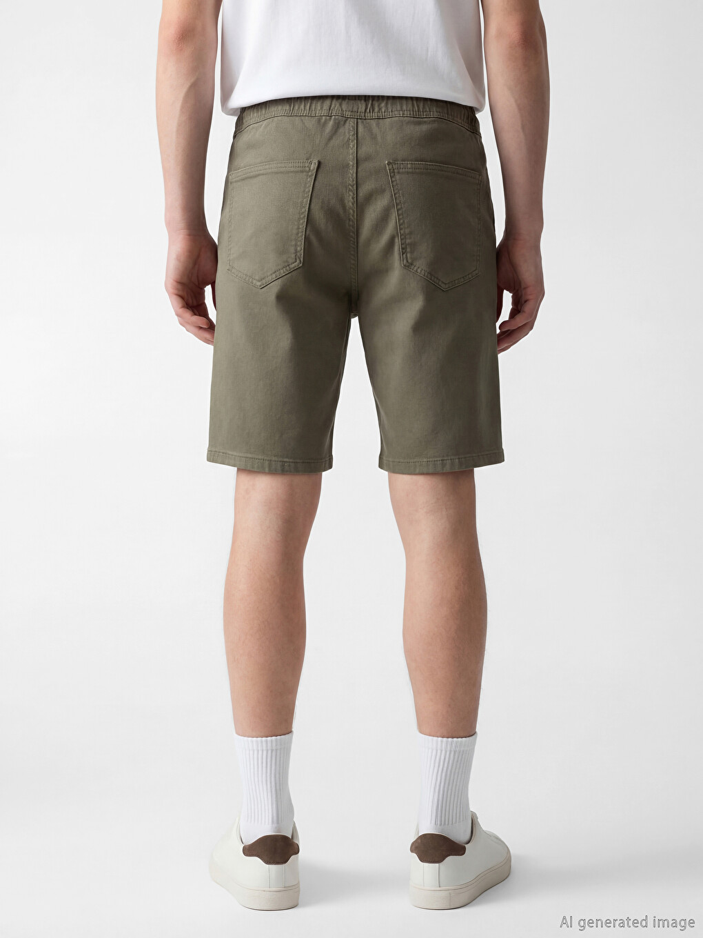 Pantaloni scurți din denim Regular Fit pentru bărbați-3