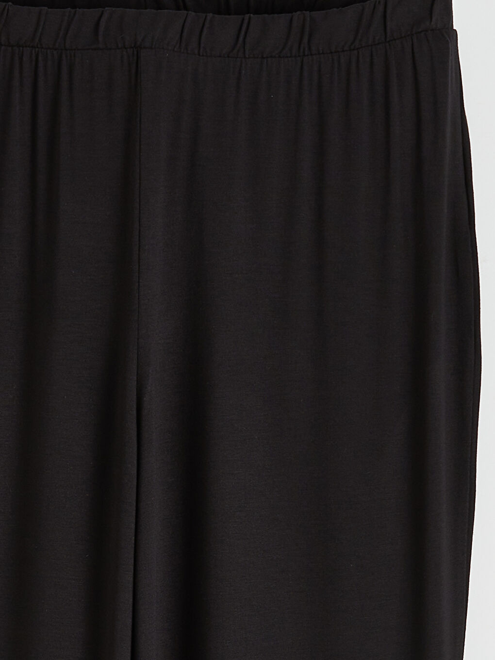 Siyah V Yaka Kadın Pijama Takım-4