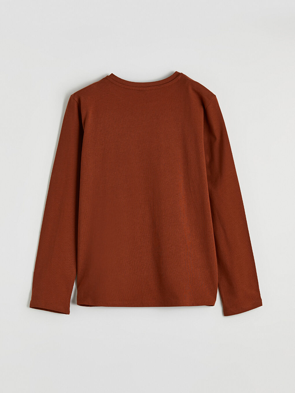 Kahverengi Bisiklet Yaka Baskılı Kız Çocuk Tişört-2