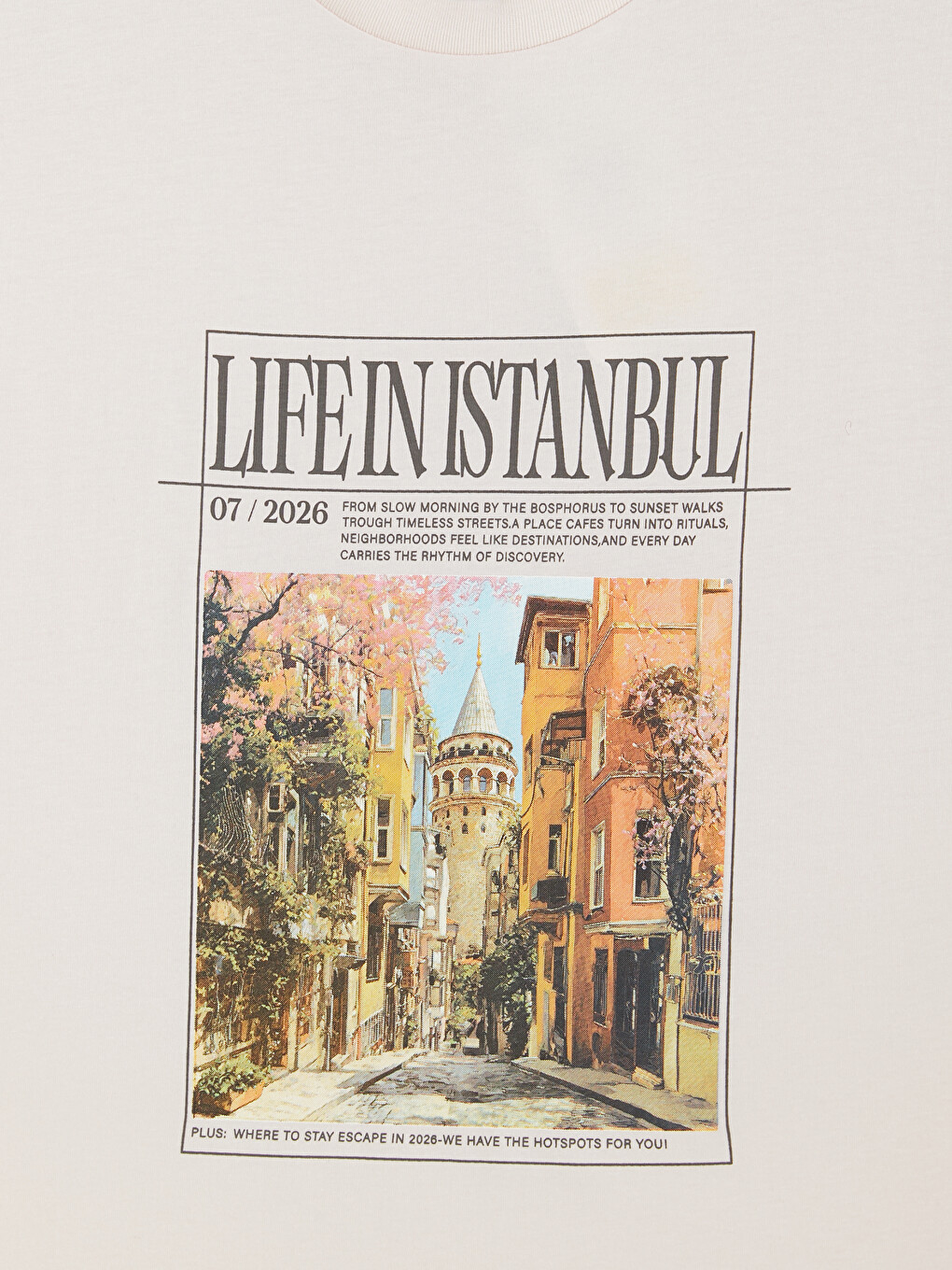 Istanbul Printed 100% Cotton Women's T-shirt-5