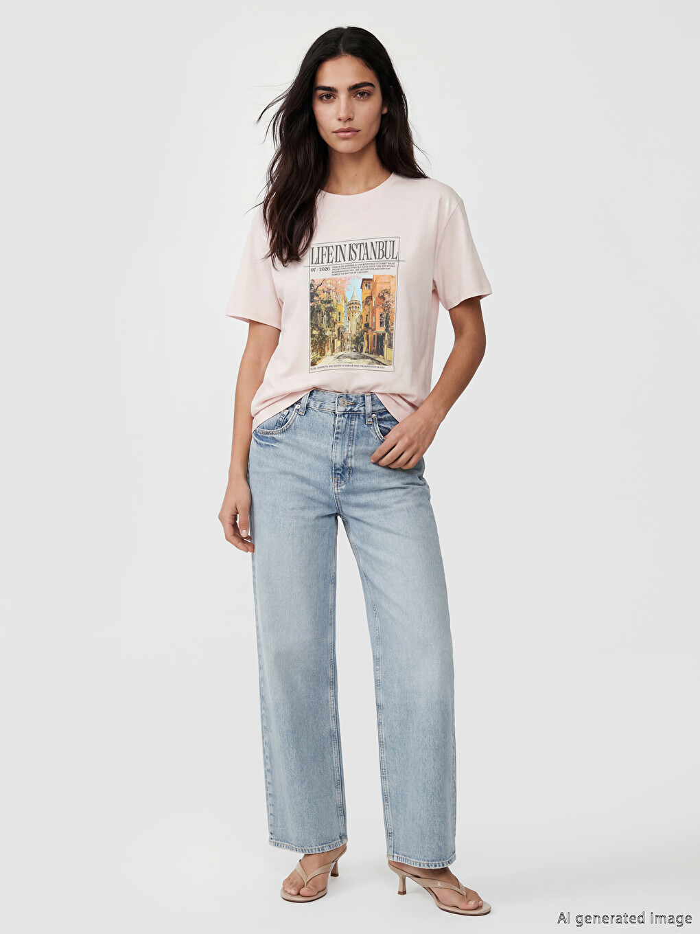 Istanbul Printed 100% Cotton Women's T-shirt-1