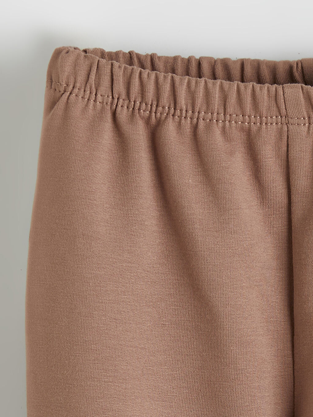 Bej Kız Bebek Capyfun Baskılı Sweatshirt Eşofman Takım-7