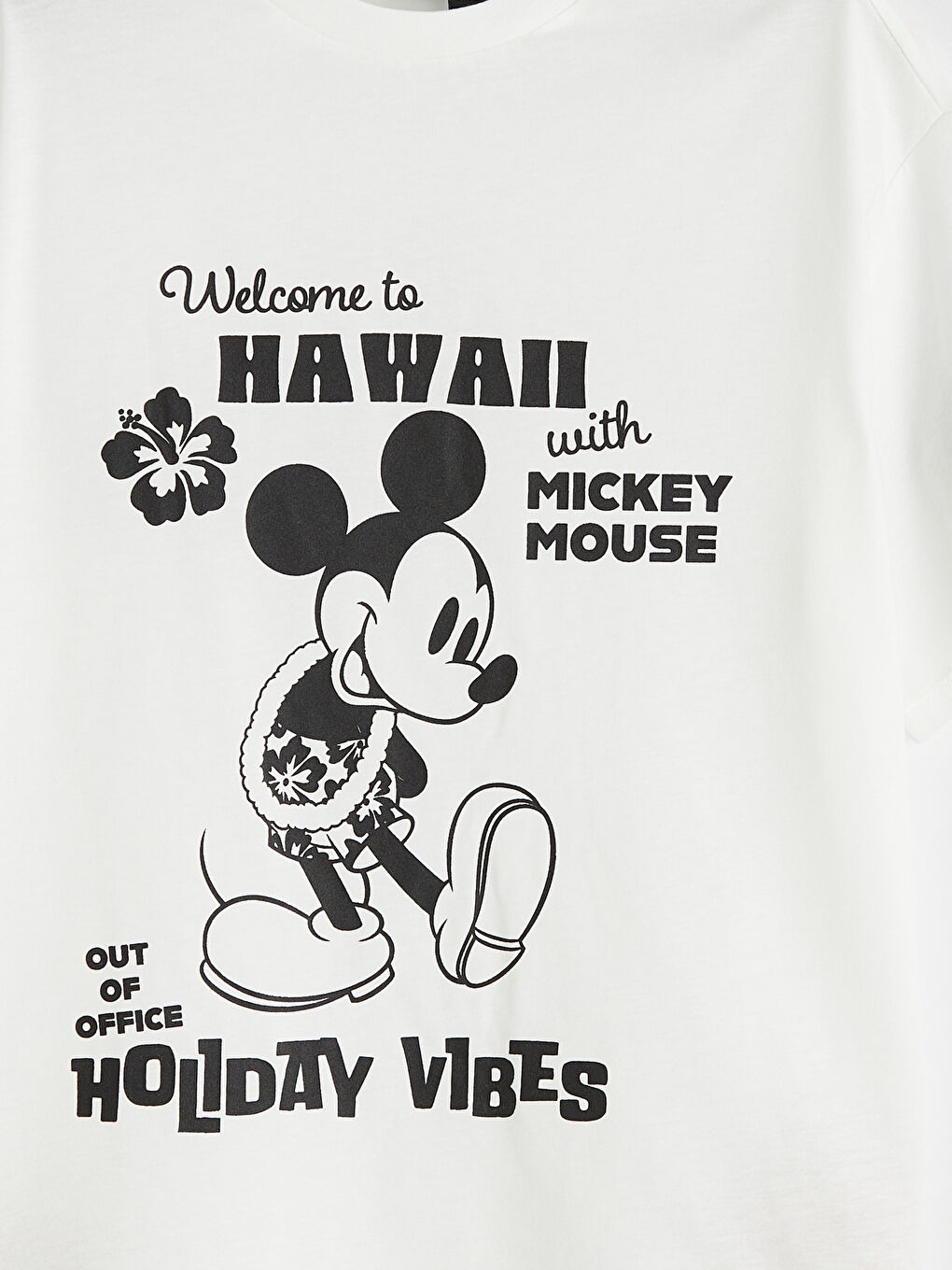 Mavi Mickey Mouse Baskılı Kız Çocuk Tişört 2'li-6