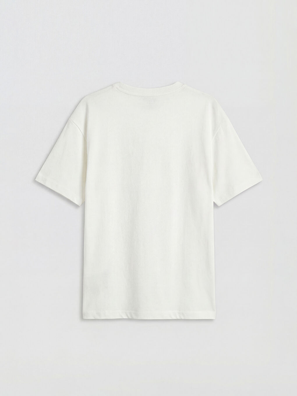 Ekru Bisiklet Yaka Toy Story Baskılı Kız Çocuk Tişört-1