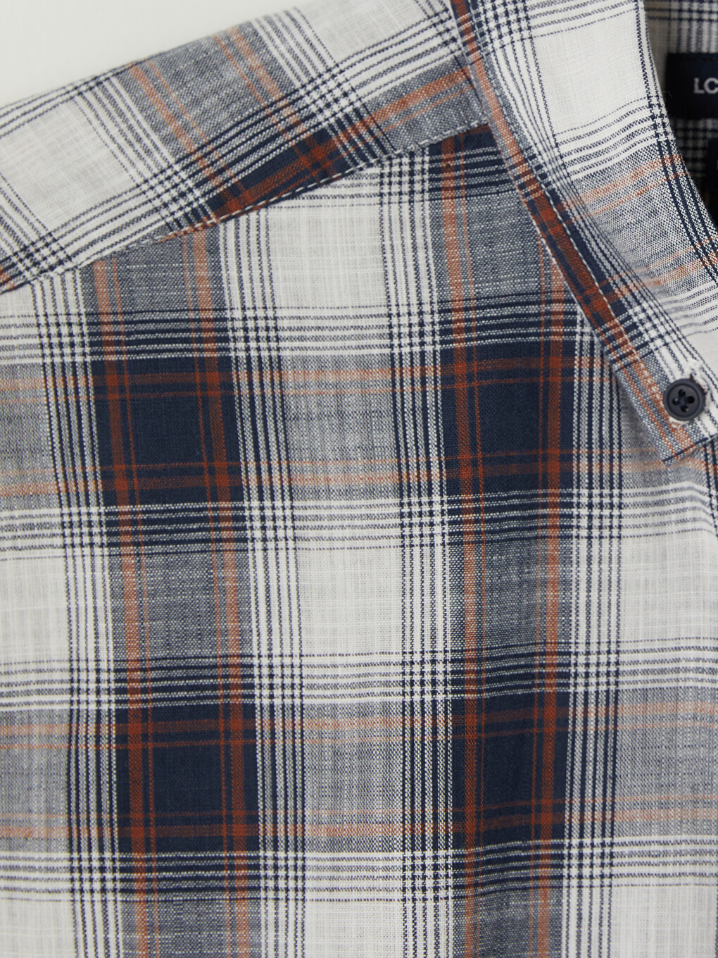 Kırmızı Regular Fit Ekose Poplin Erkek Gömlek-6