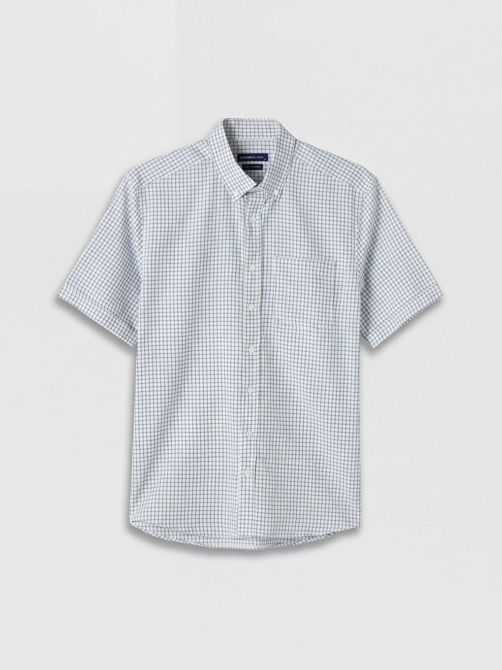 İndigo Regular Fit Ekose Poplin Erkek Gömlek