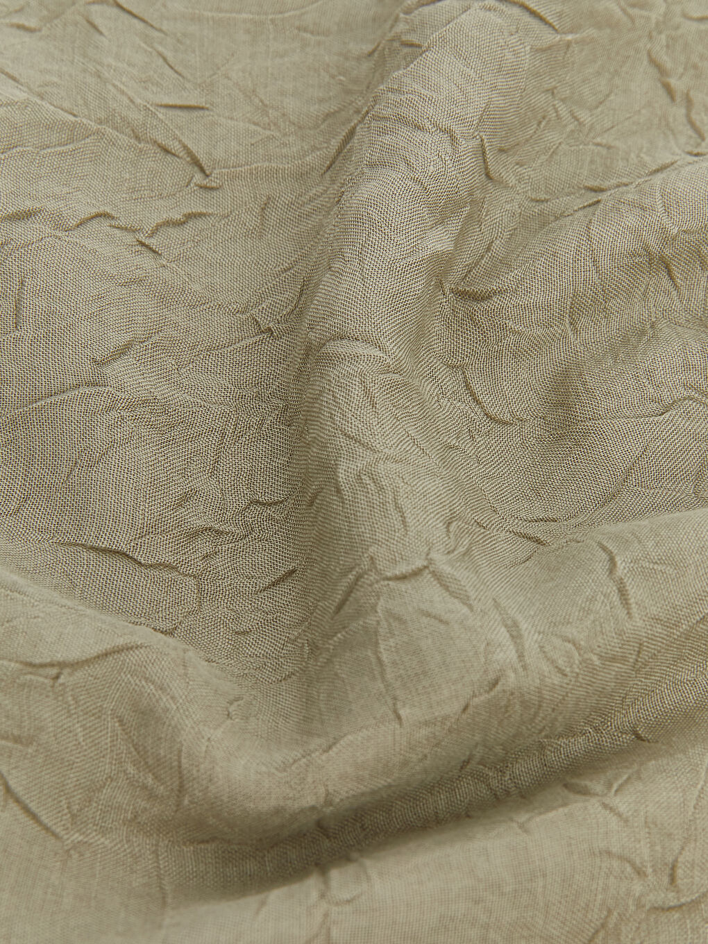 Yeşil Kendinden Desenli Kadın Şal-2