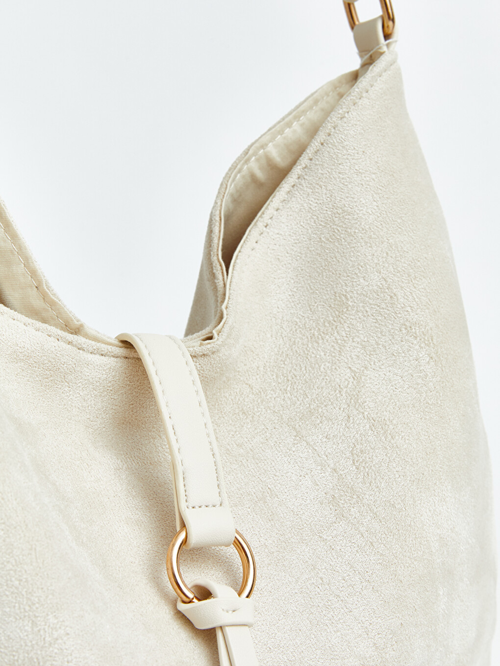 Woman Ecru Shoulder Bag-3