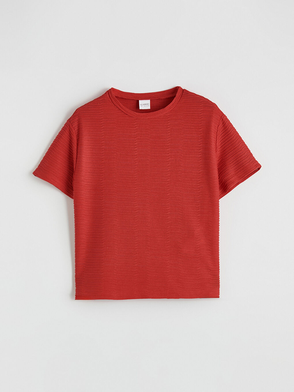 Kırmızı Bisiklet Yaka Kız Çocuk Pijama Takımı-1