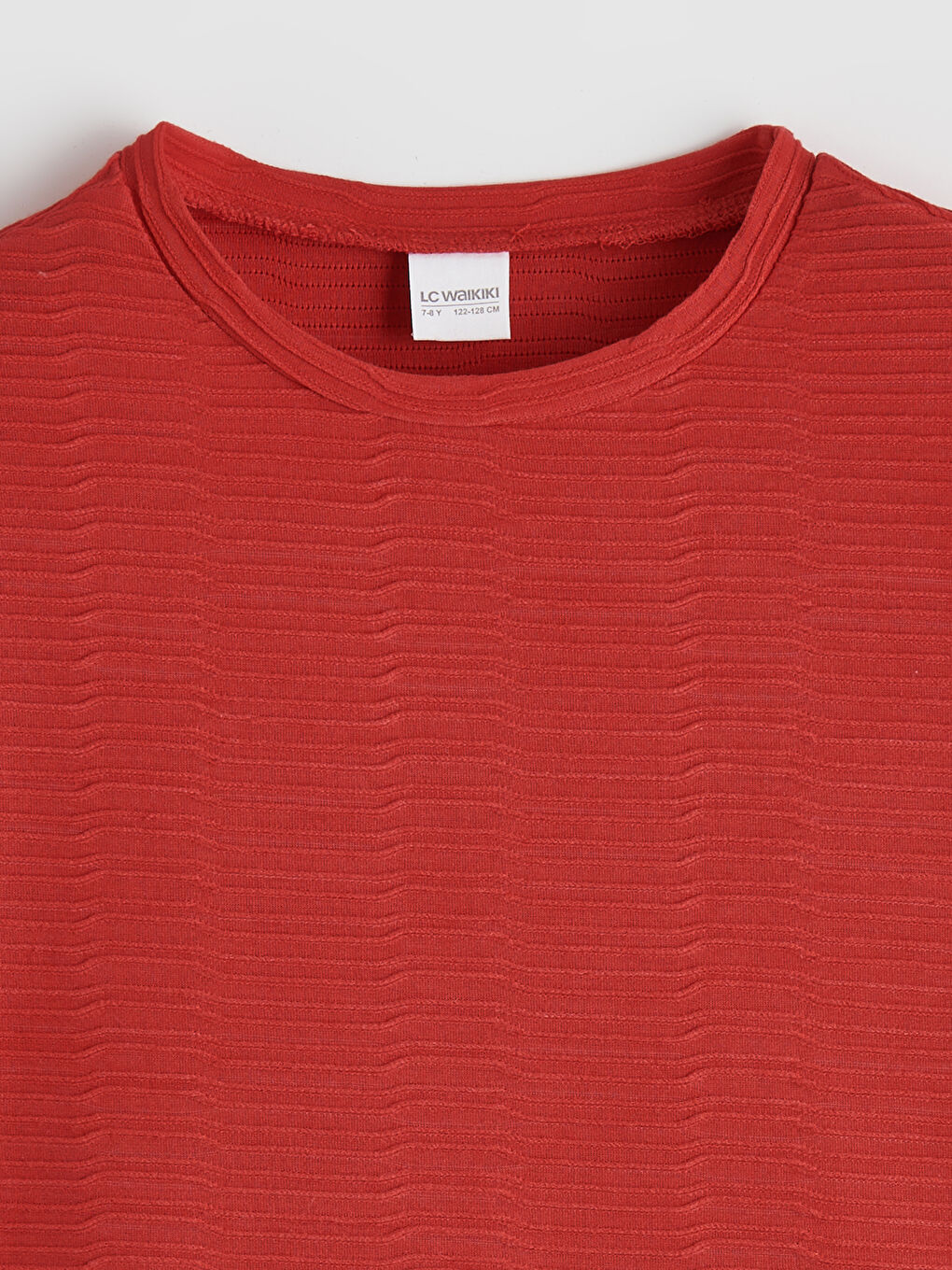 Kırmızı Bisiklet Yaka Kız Çocuk Pijama Takımı-2