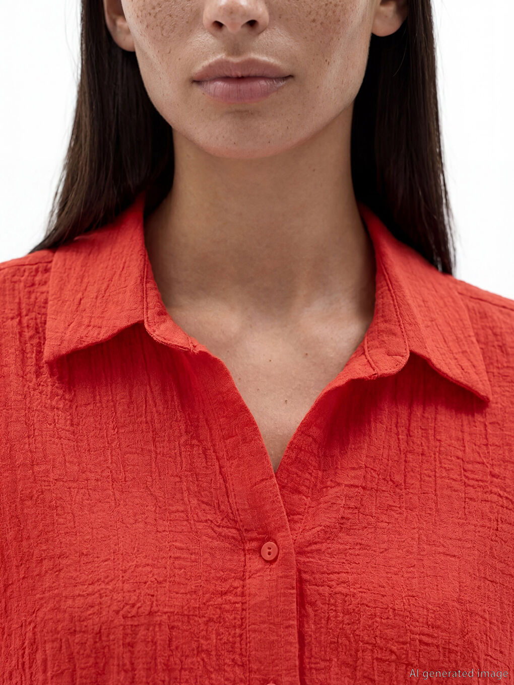 Женская рубашка из поплина-2