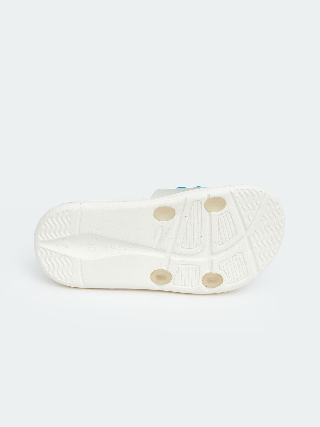 Beyaz Lilo ve Stitch Baskılı Kız Çocuk Terlik-3