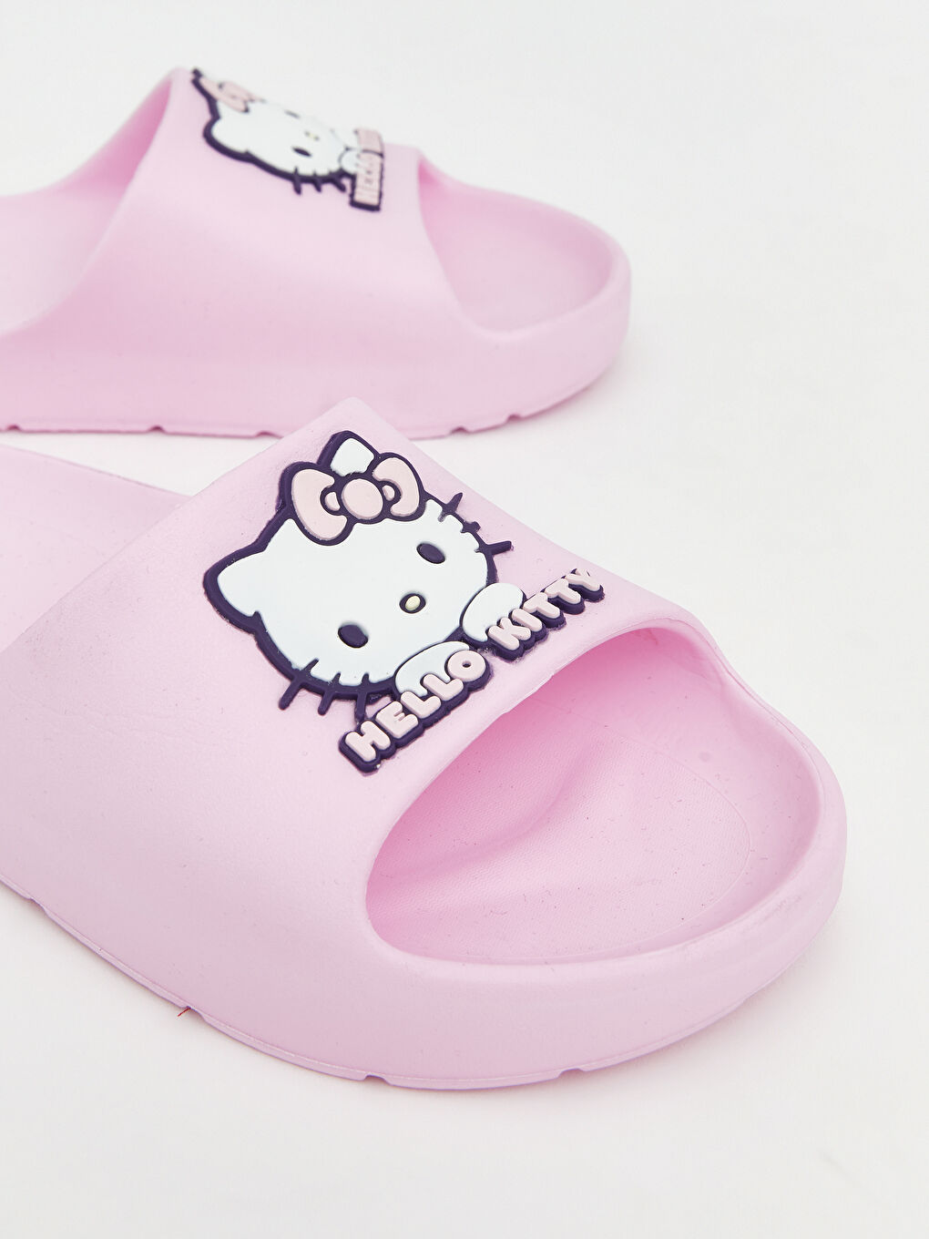 Pembe Hello Kitty Baskılı Kız Çocuk Terlik-2