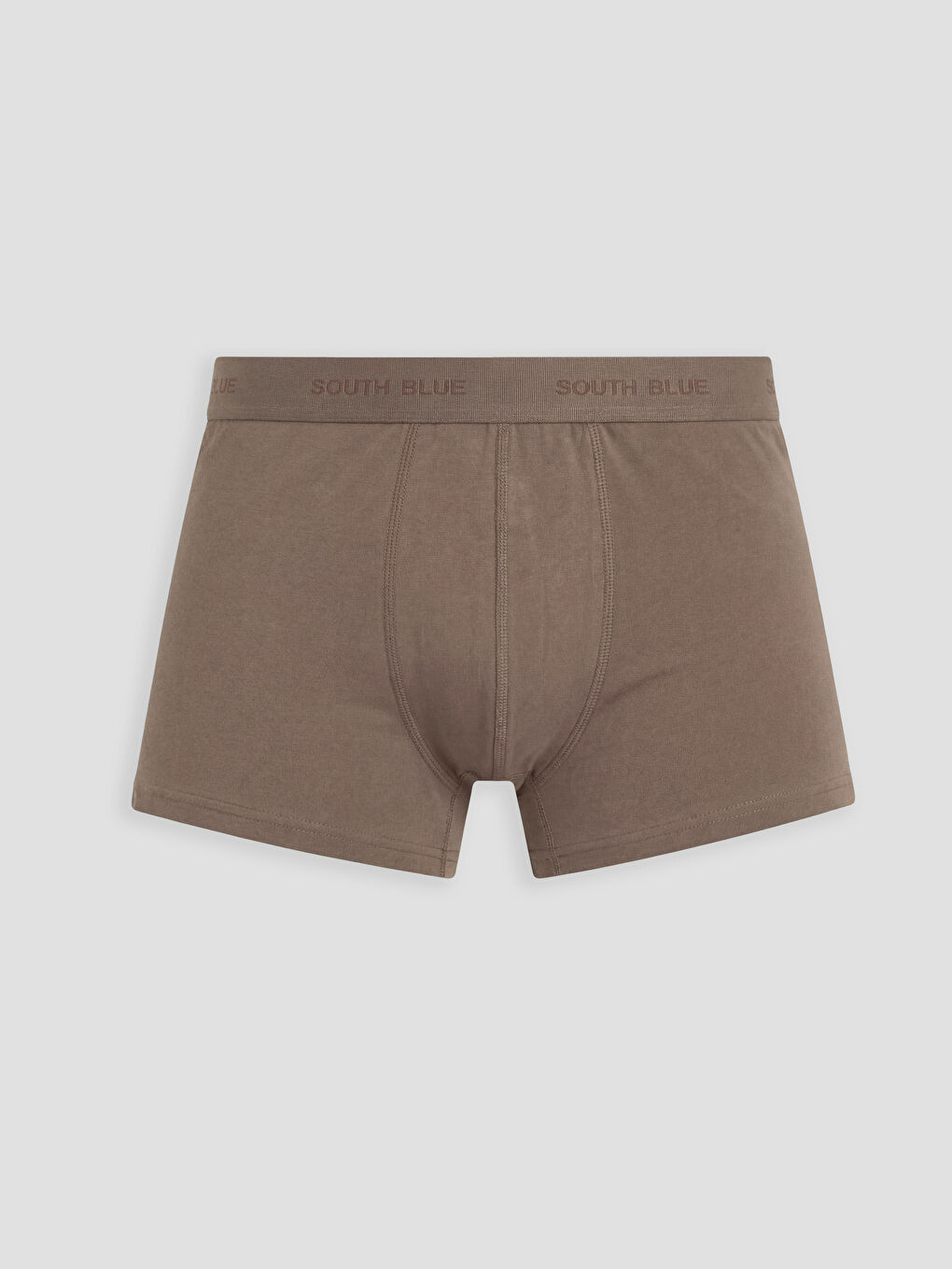 Gri Beli Lastikli Erkek Boxer 3'lü-1