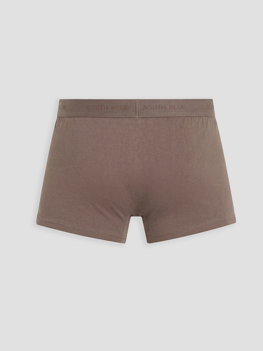 Gri Beli Lastikli Erkek Boxer 3'lü-4