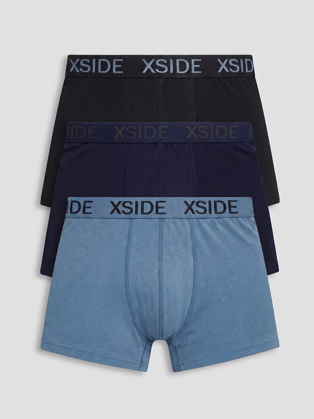 Kahverengi Standart Kalıp Pamuklu Esnek Erkek Boxer 3'lü