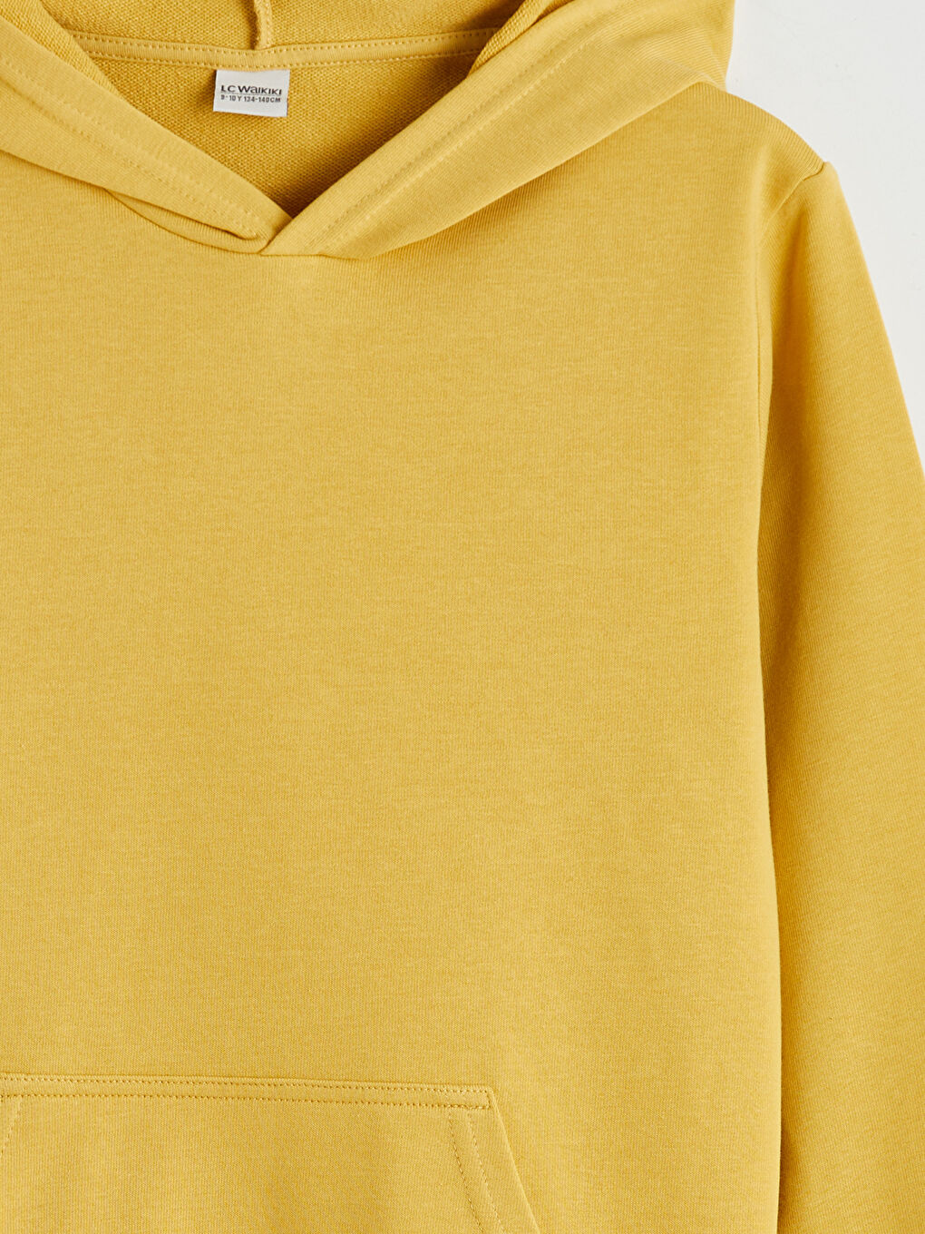 Sarı Kapüşonlu Erkek Çocuk Sweatshirt-2
