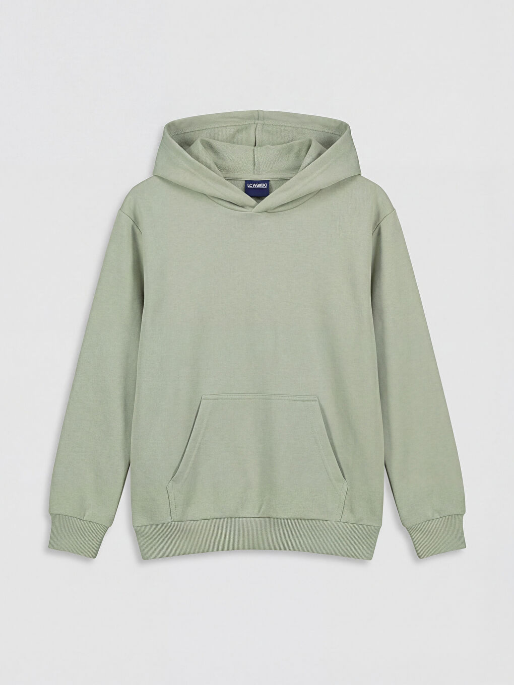 Yeşil Kapüşonlu Erkek Çocuk Sweatshirt