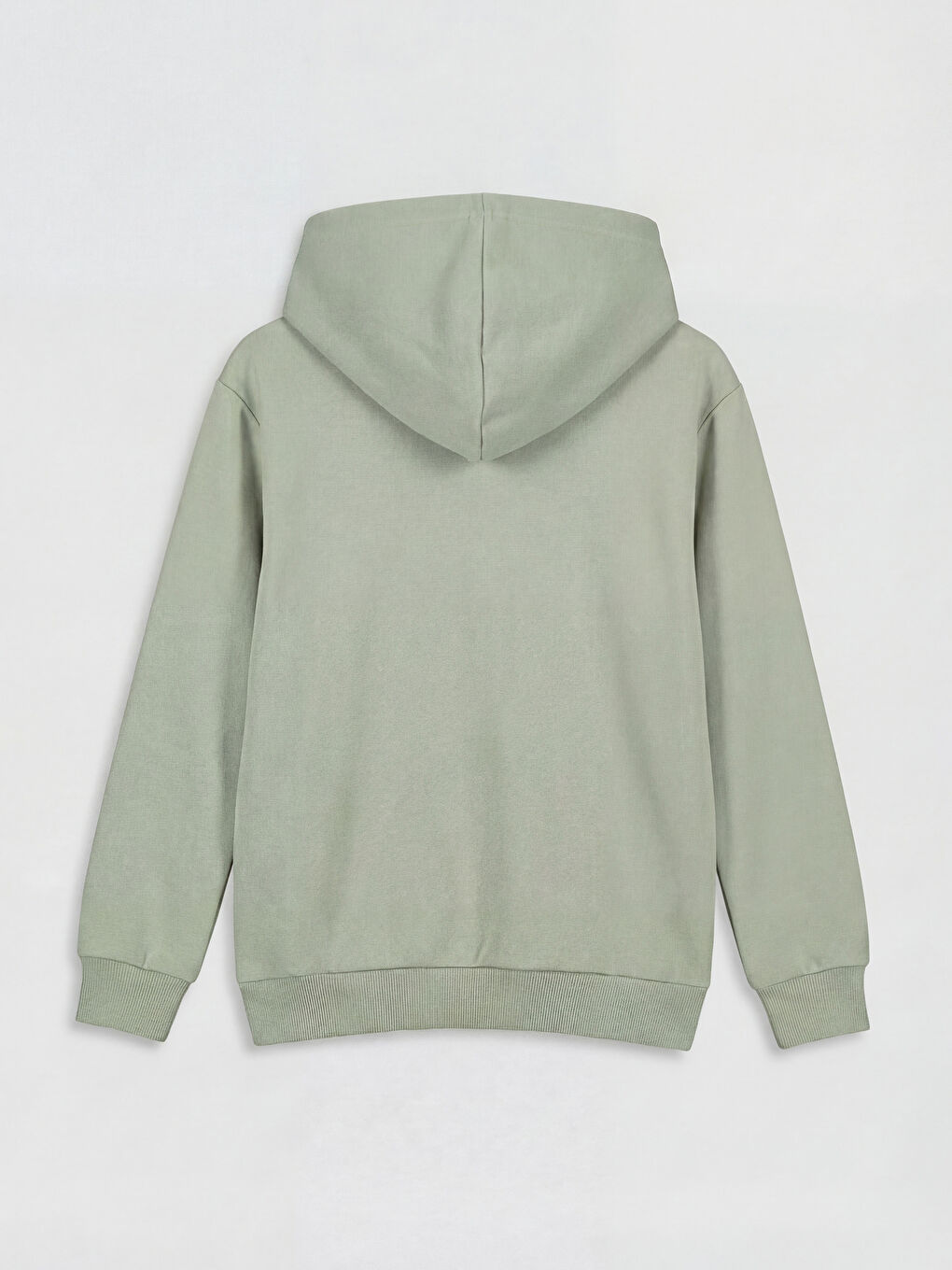 Yeşil Kapüşonlu Erkek Çocuk Sweatshirt-1