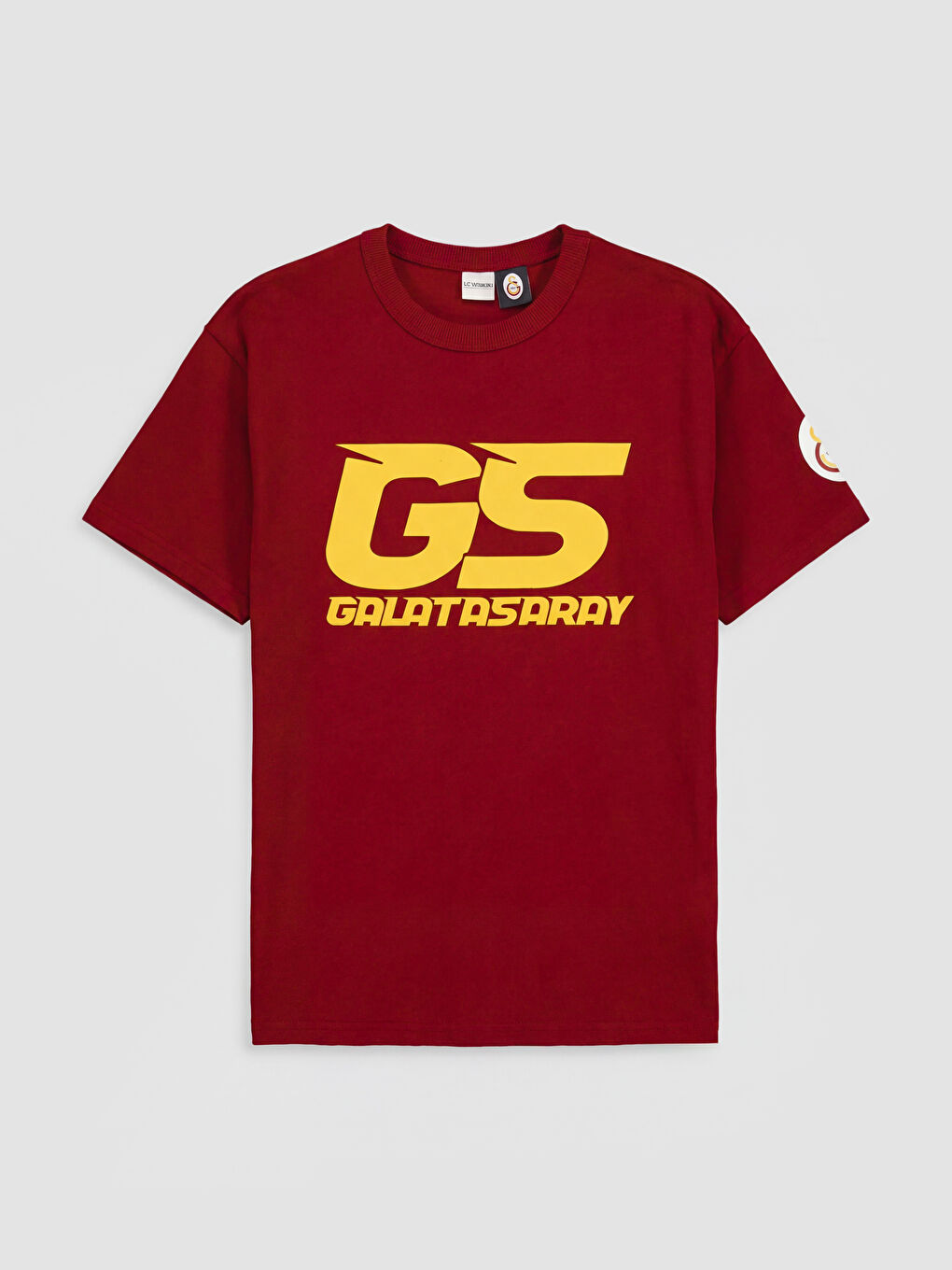 Kırmızı Galatasaray Baskılı Erkek Çocuk Tişört