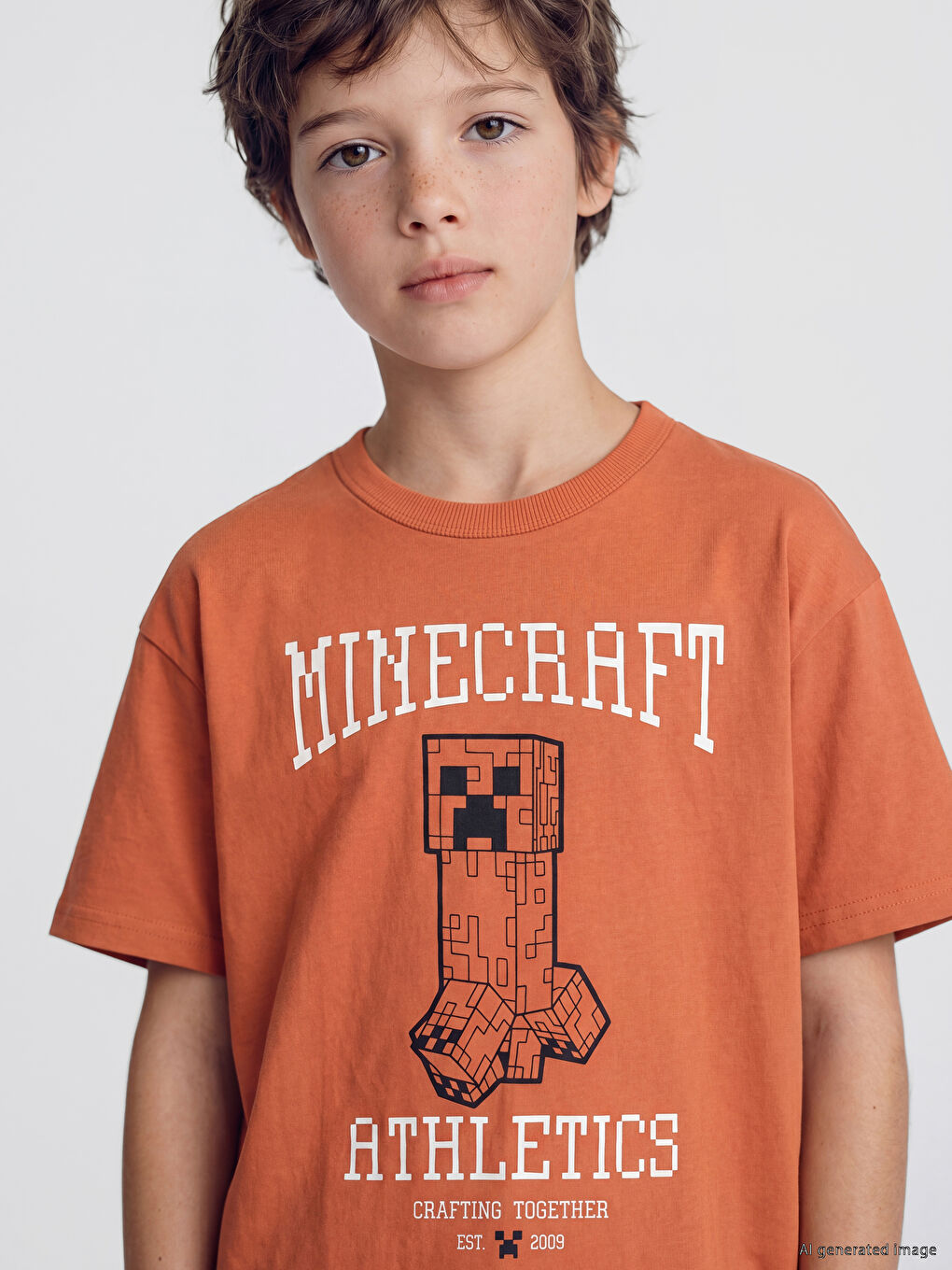 Minecraft Printed Boys' T-Shirt-1