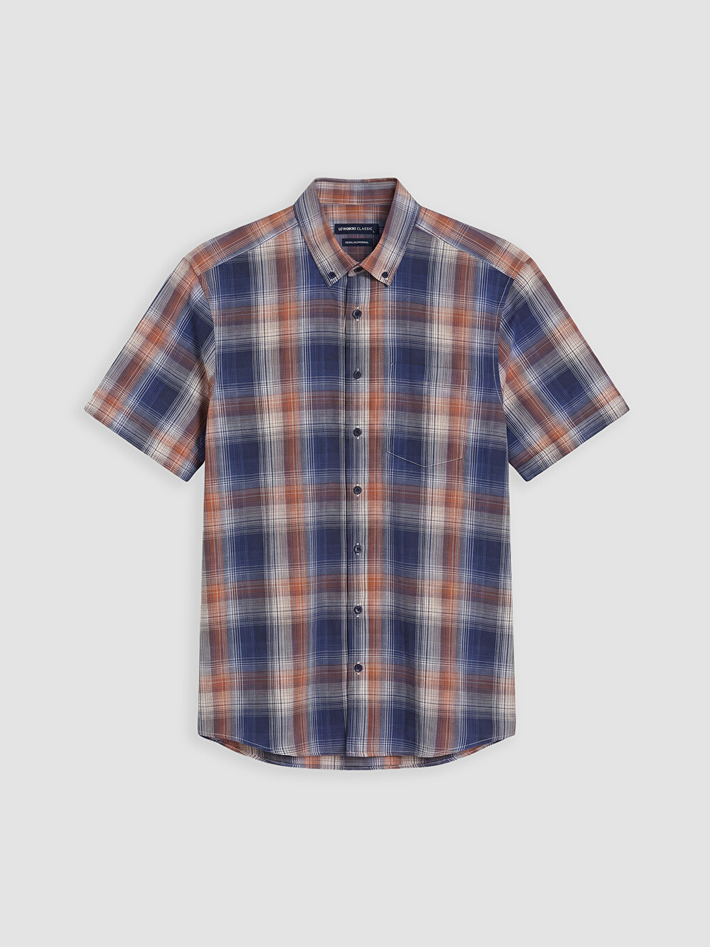 Man Orange Shirt