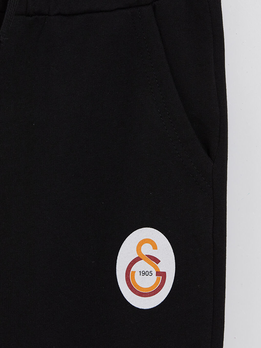 Siyah Galatasaray Baskılı Erkek Çocuk Jogger Eşofman Altı-2
