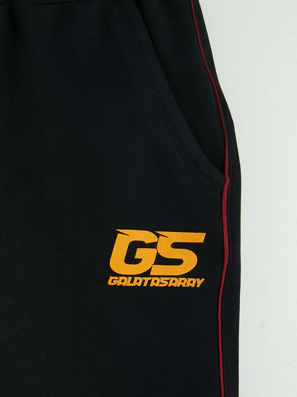 Siyah Erkek Çocuk Galatasaray Baskılı Şort-2