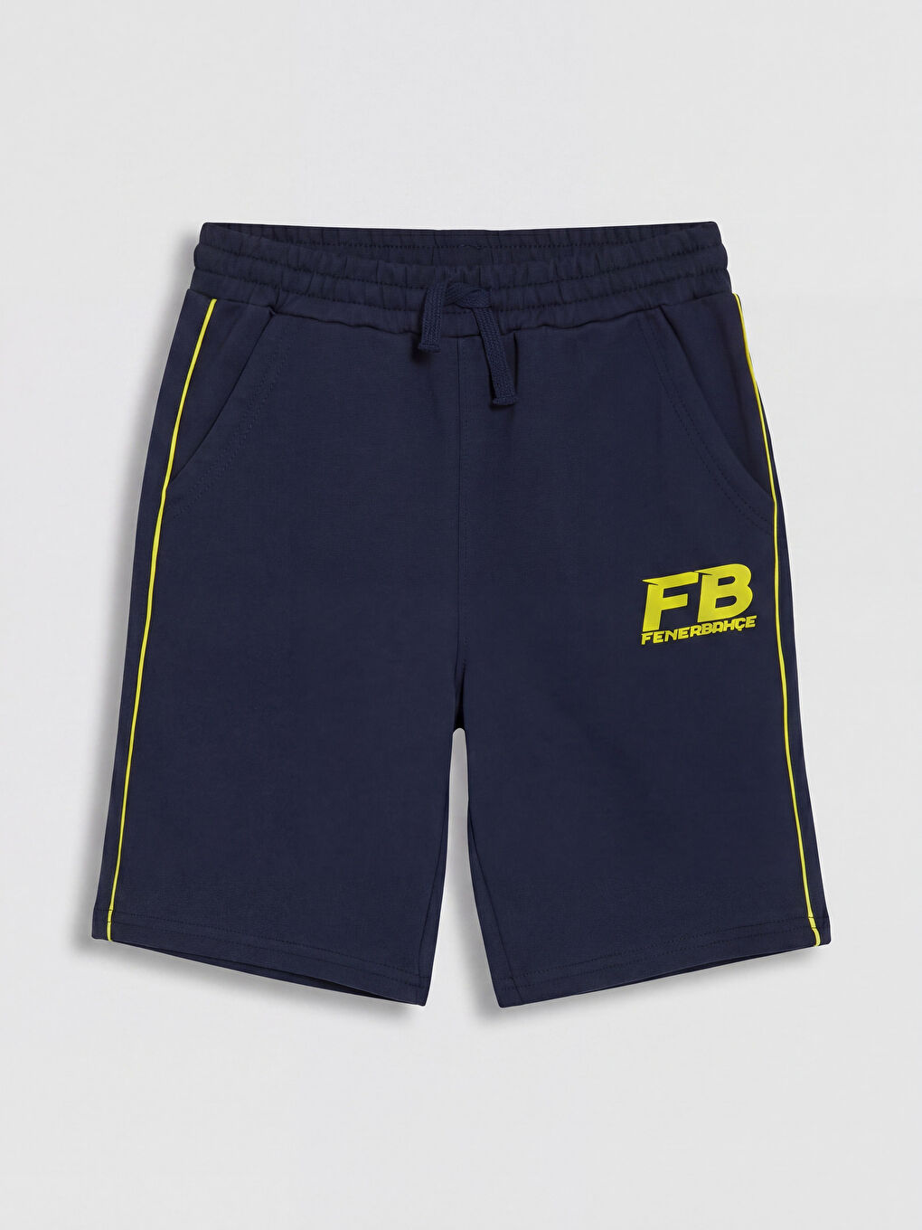 Lacivert Fenerbahçe Baskılı Erkek Çocuk Şort