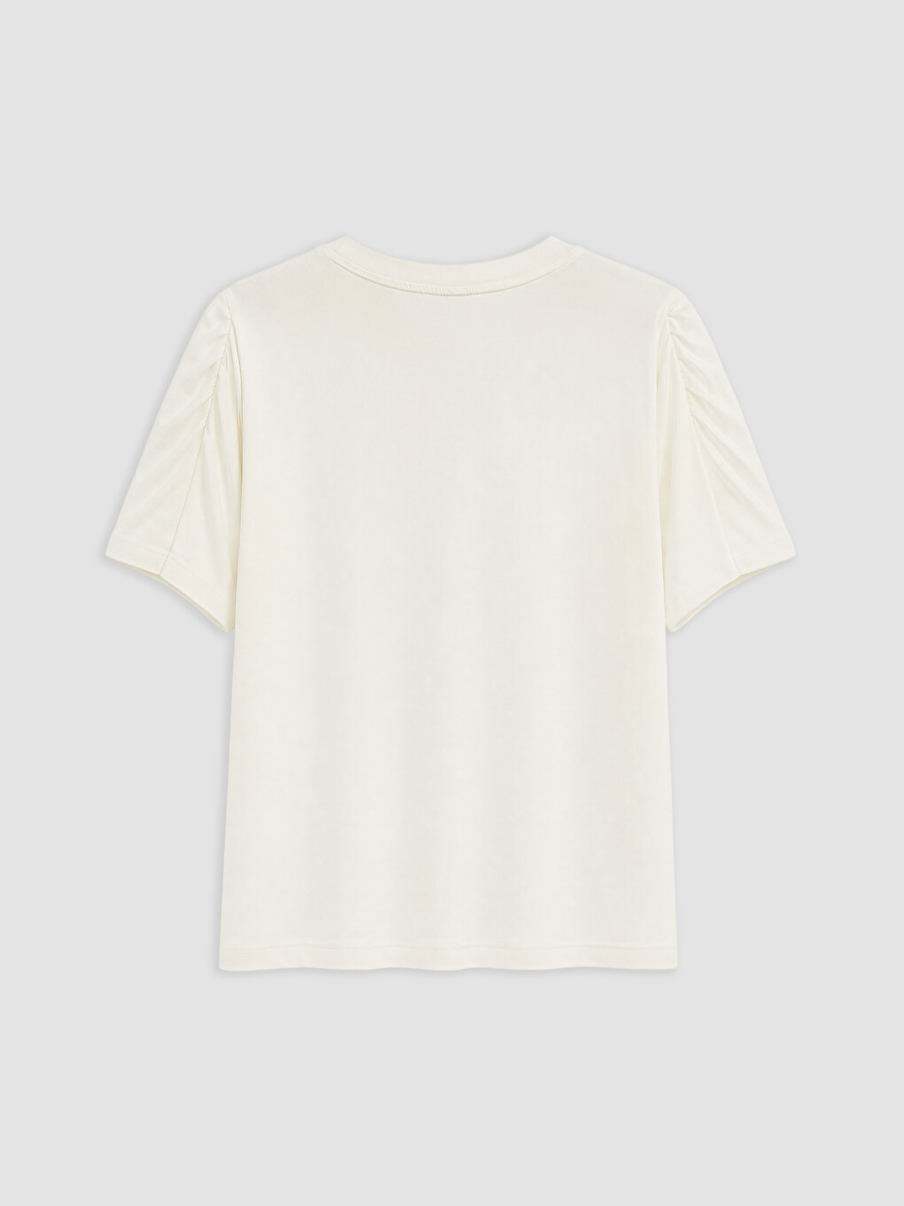 Woman Ecru T-Shirt-1