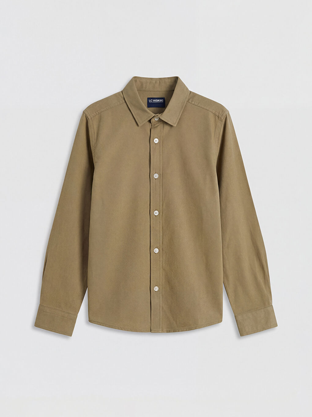 Haki Gabardin Erkek Çocuk Gömlek