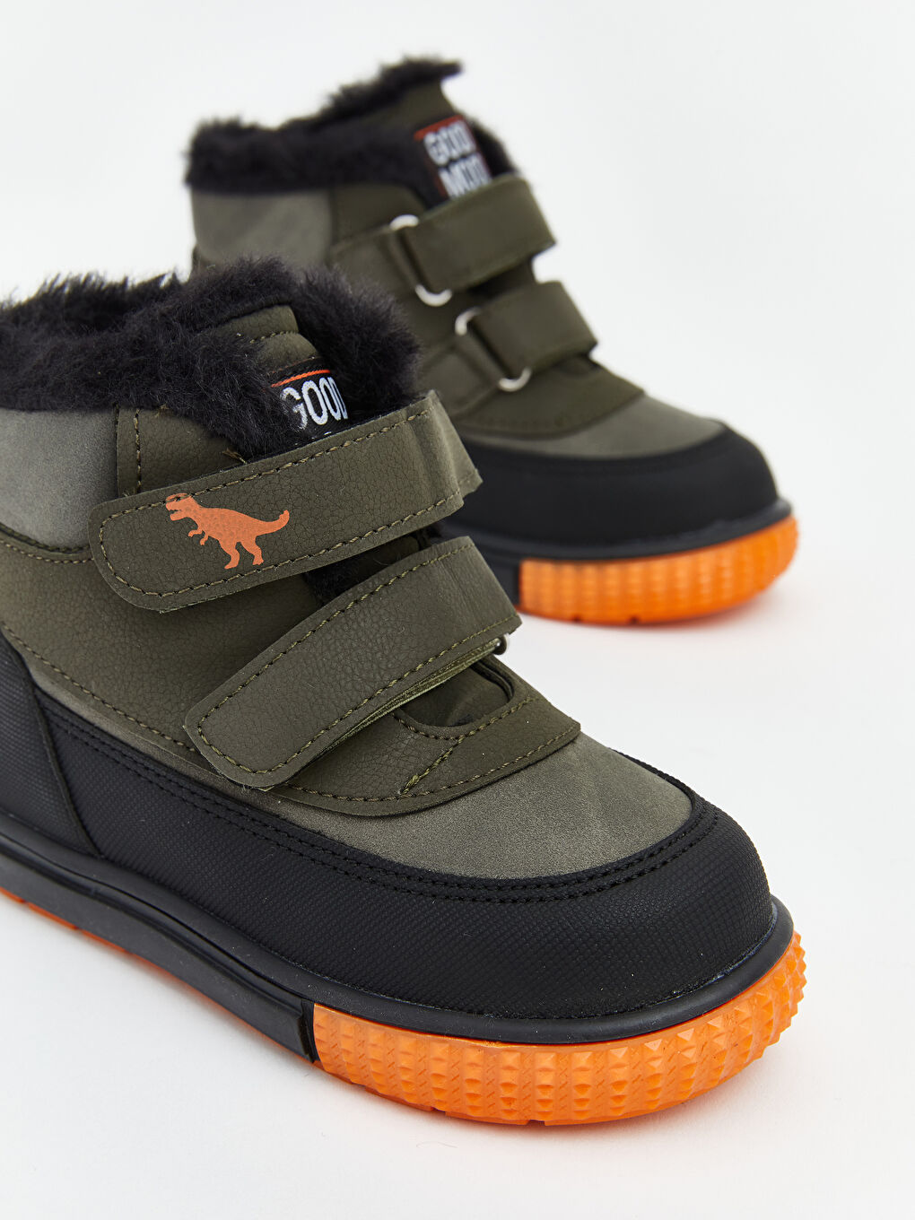 Haki Cırt Cırtlı Erkek Bebek Bot-2