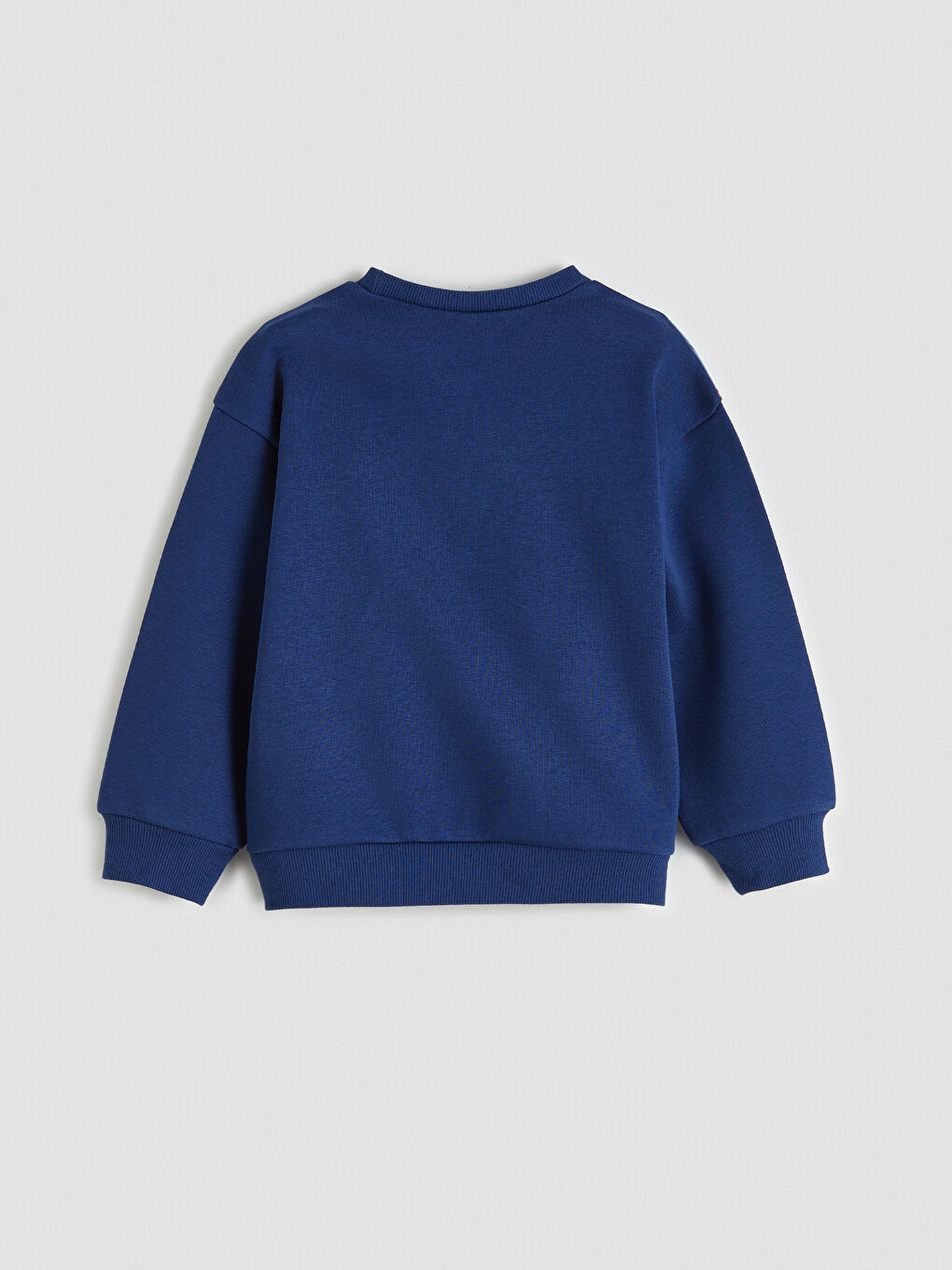 Lacivert Stitch Baskılı Kız Çocuk Sweatshirt-1