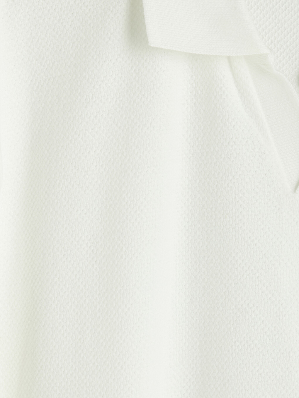 Polo Collar Textured Men's T-shirt-5