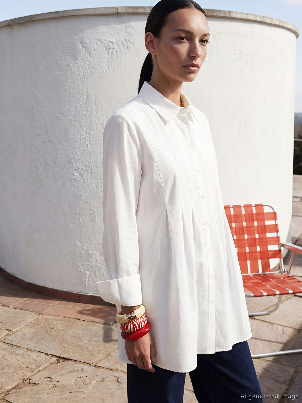 поплин әйелдер жейде туника-2