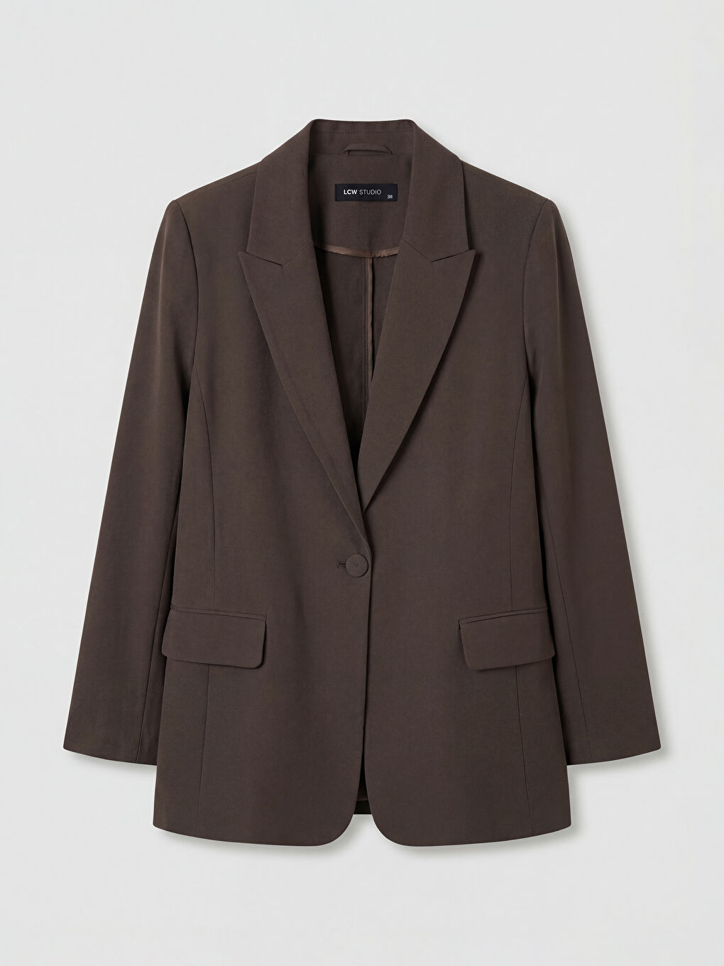 Kahverengi Kadın Blazer Ceket