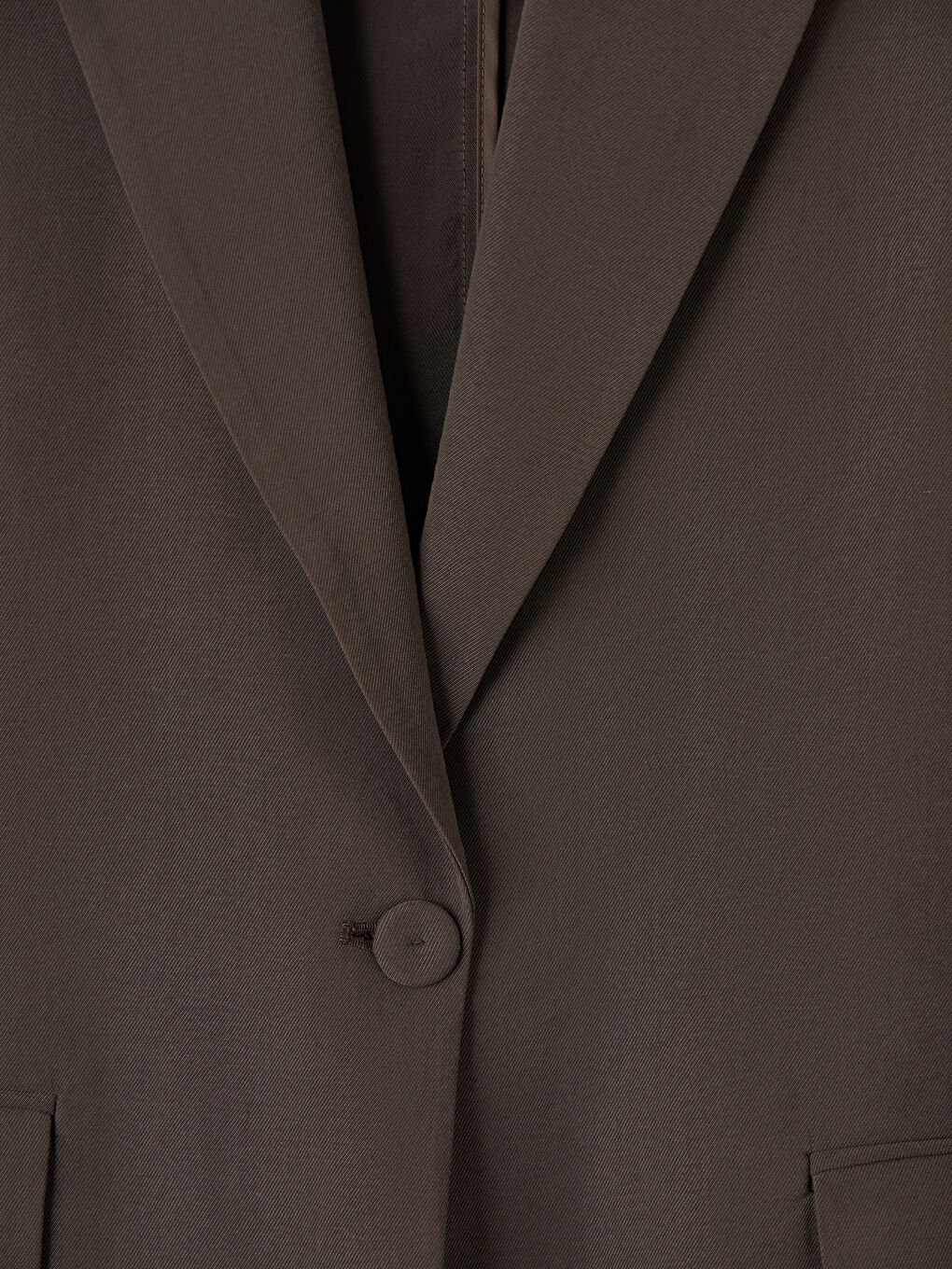 Kahverengi Kadın Blazer Ceket-2