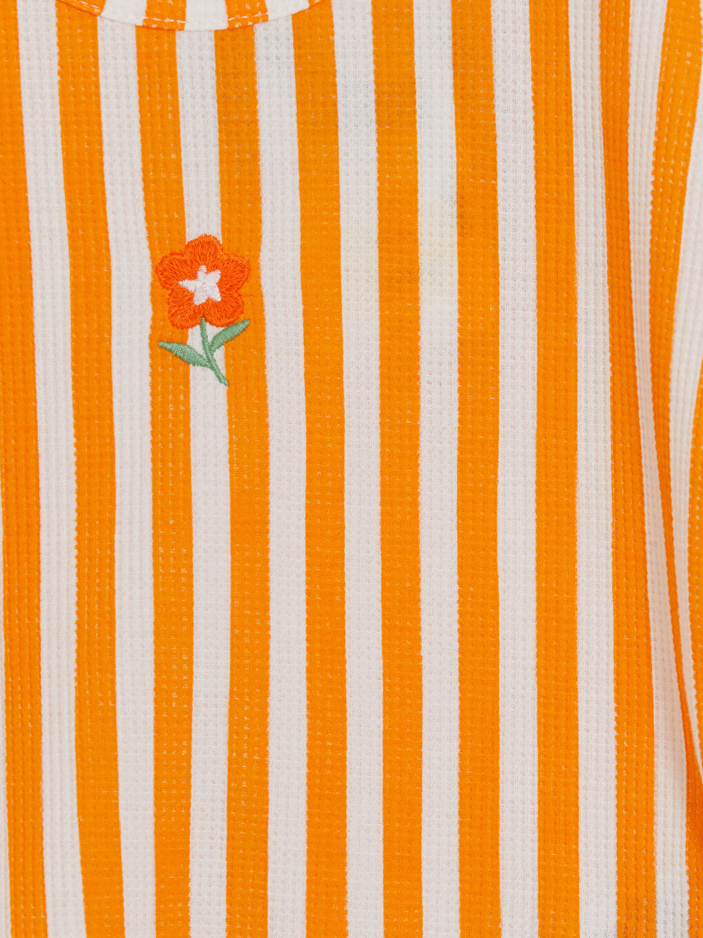 Turuncu Çizgili Kız Çocuk Takım-5