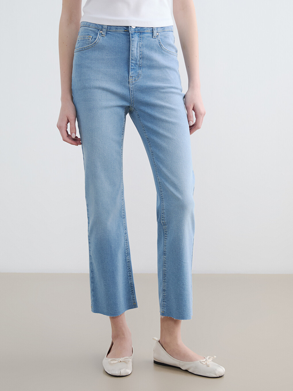 Mavi Straight Fit Kadın Jean Pantolon	-1