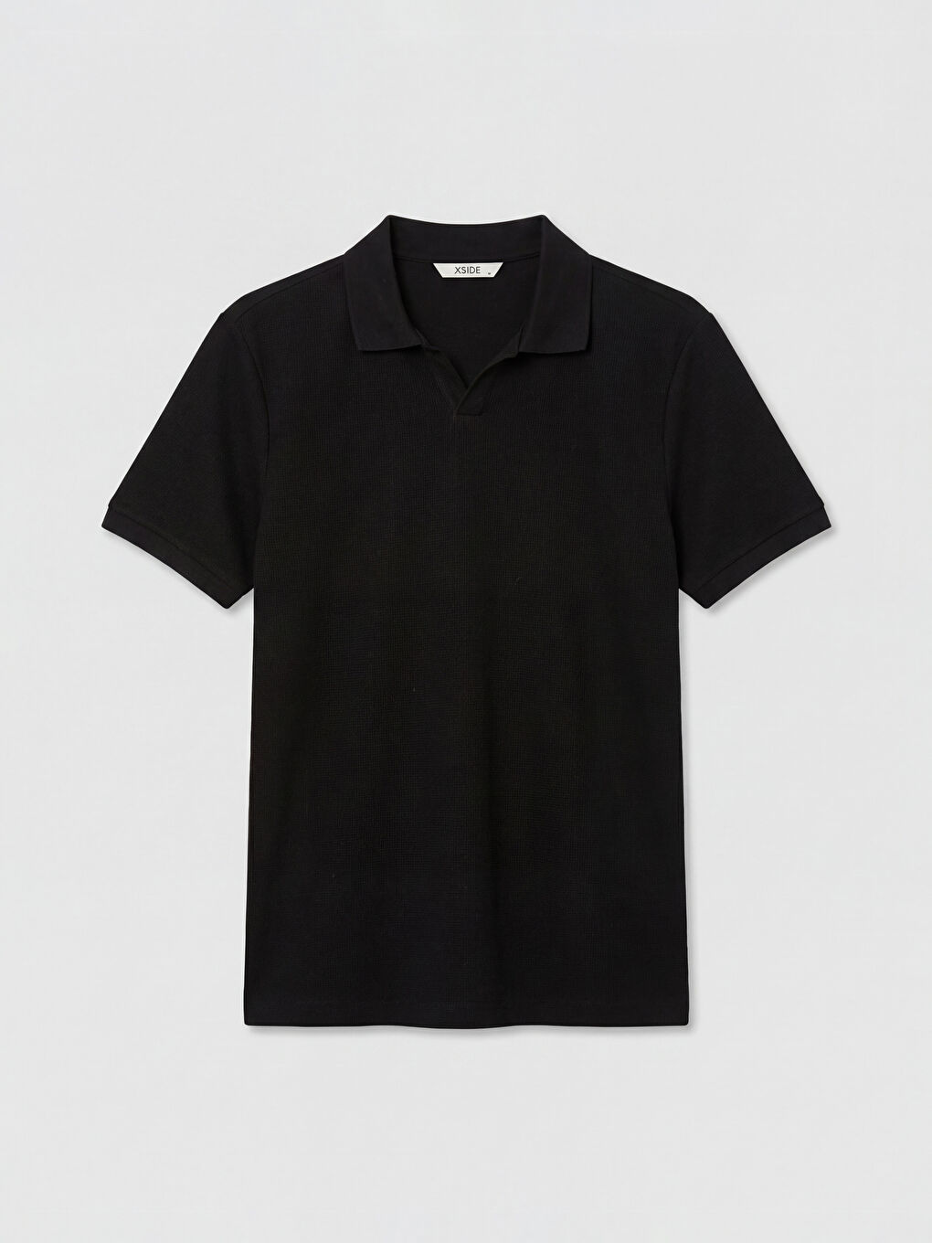 Siyah Polo Yaka Erkek Tişört