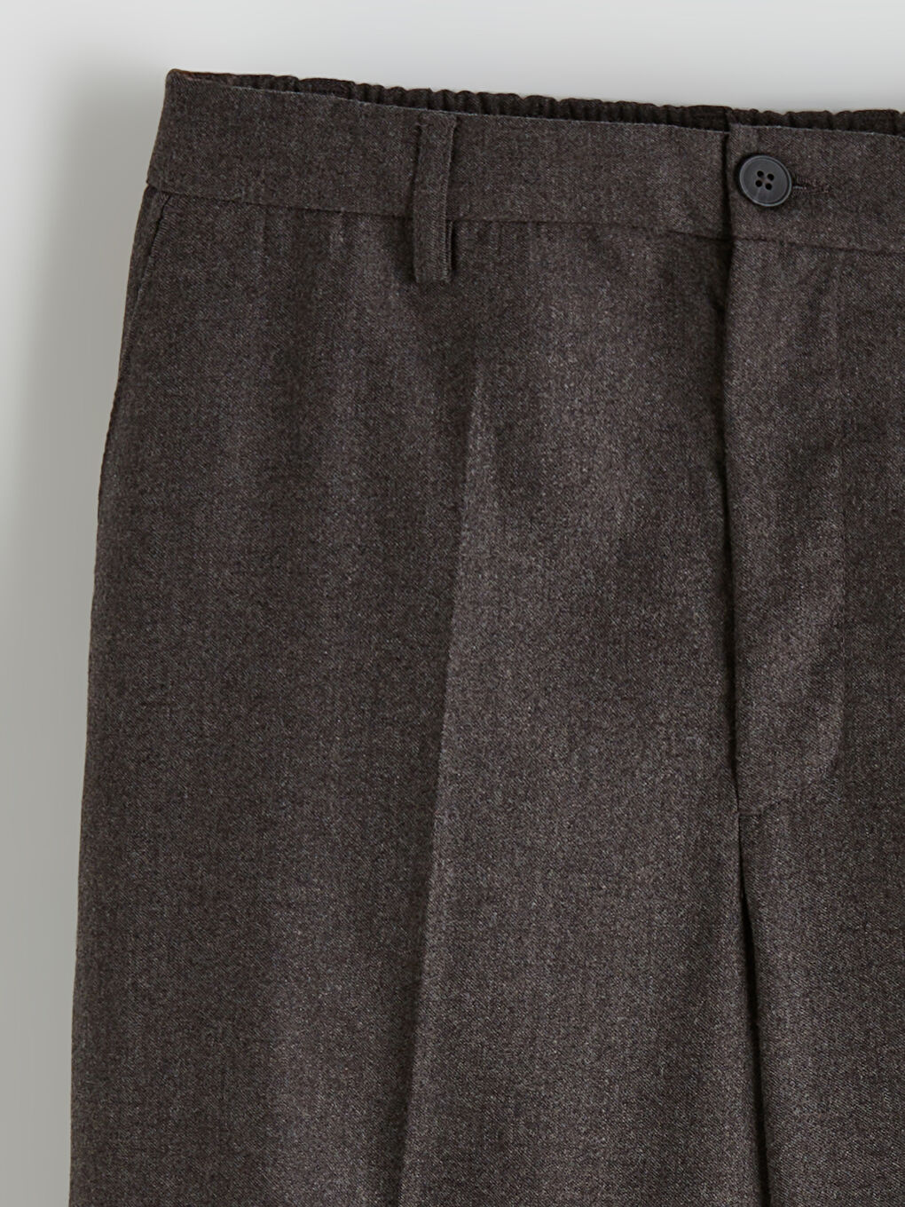 Antrasit Standart Kalıp Gabardin Erkek Pantolon-2