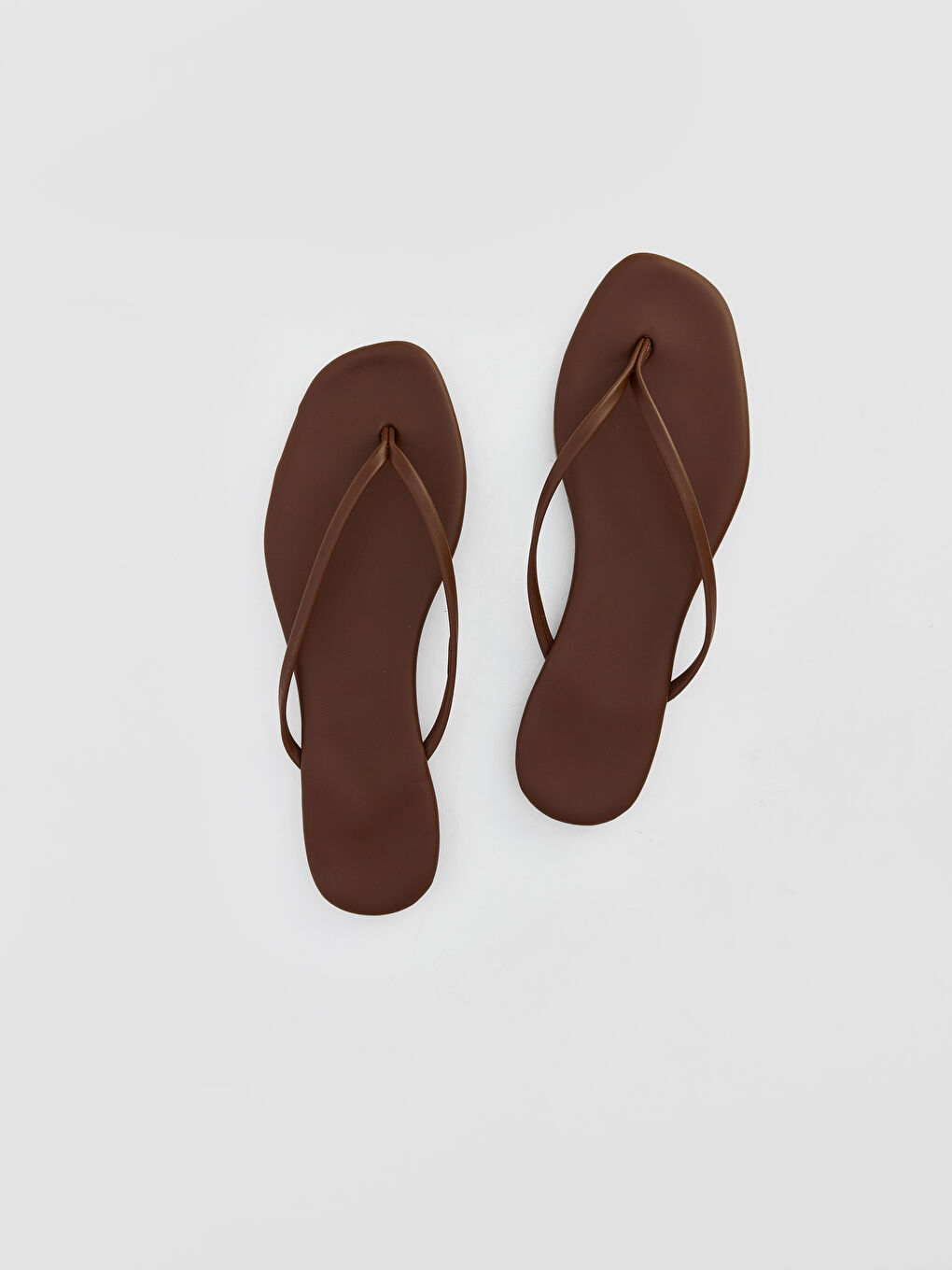 Kahverengi Parmak Arası Kadın Terlik-1