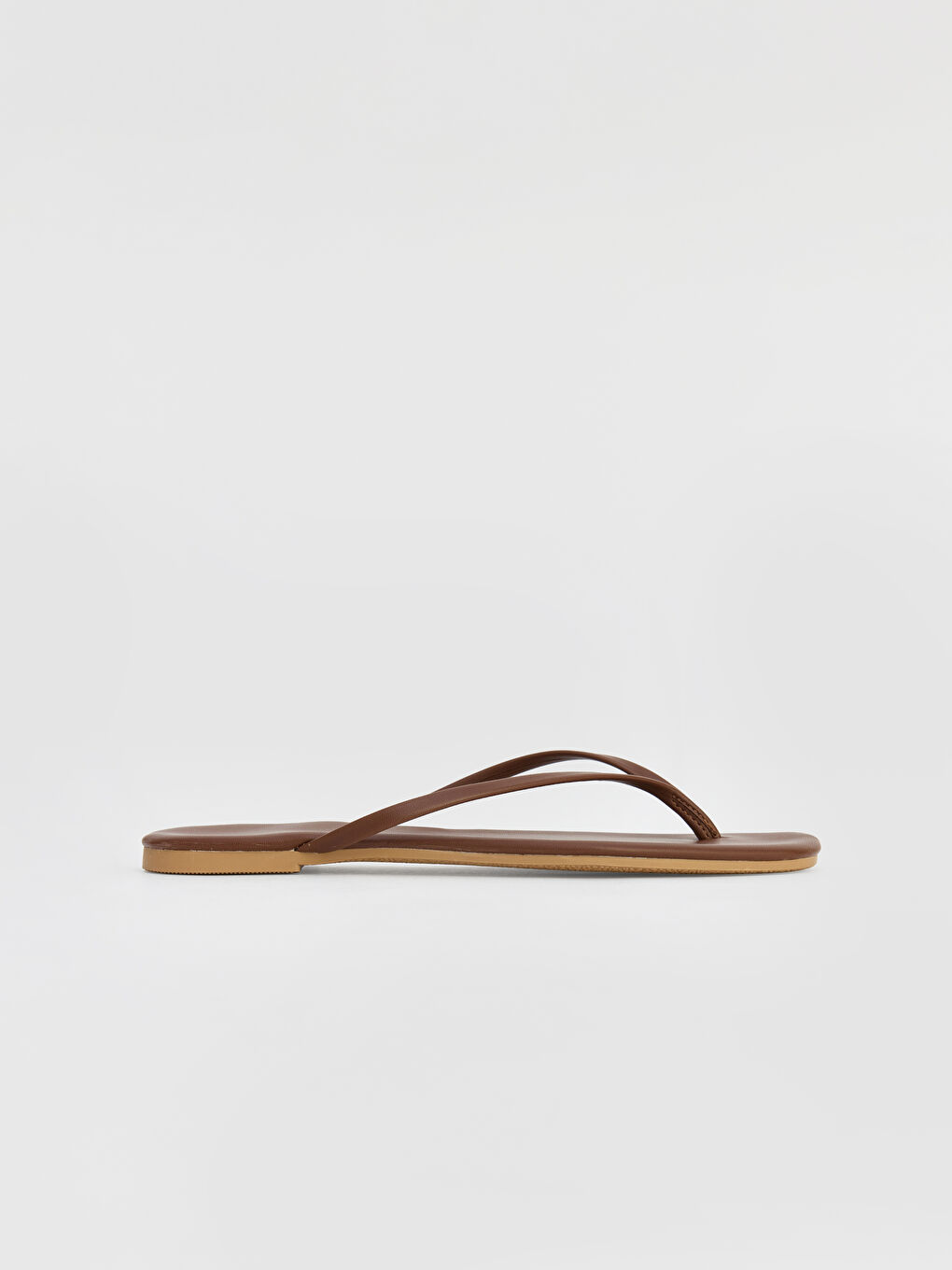 Kahverengi Parmak Arası Kadın Terlik-3