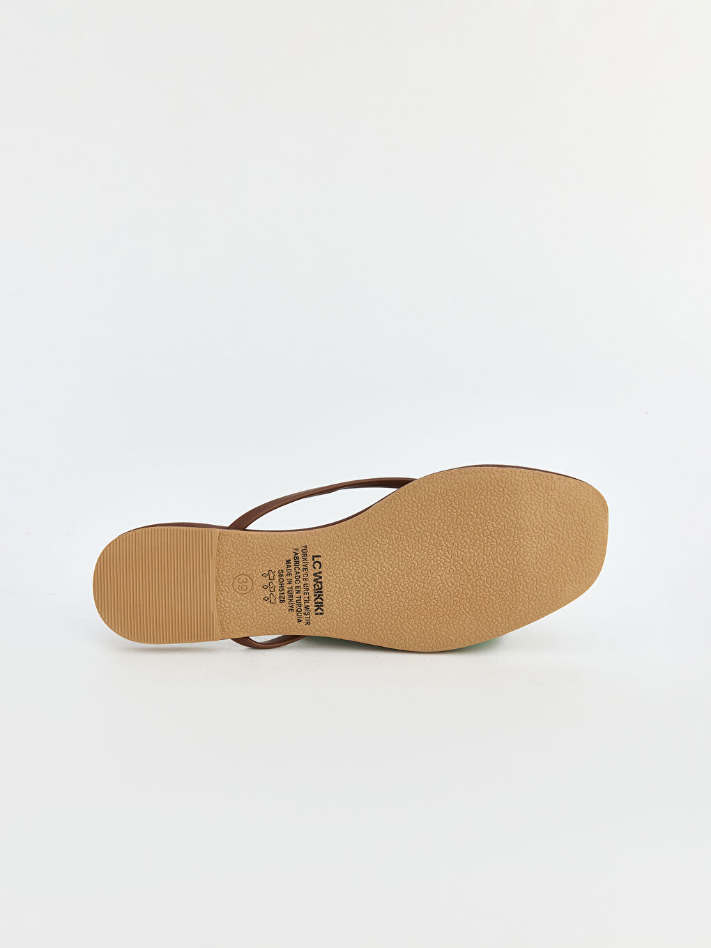 Kahverengi Parmak Arası Kadın Terlik-4