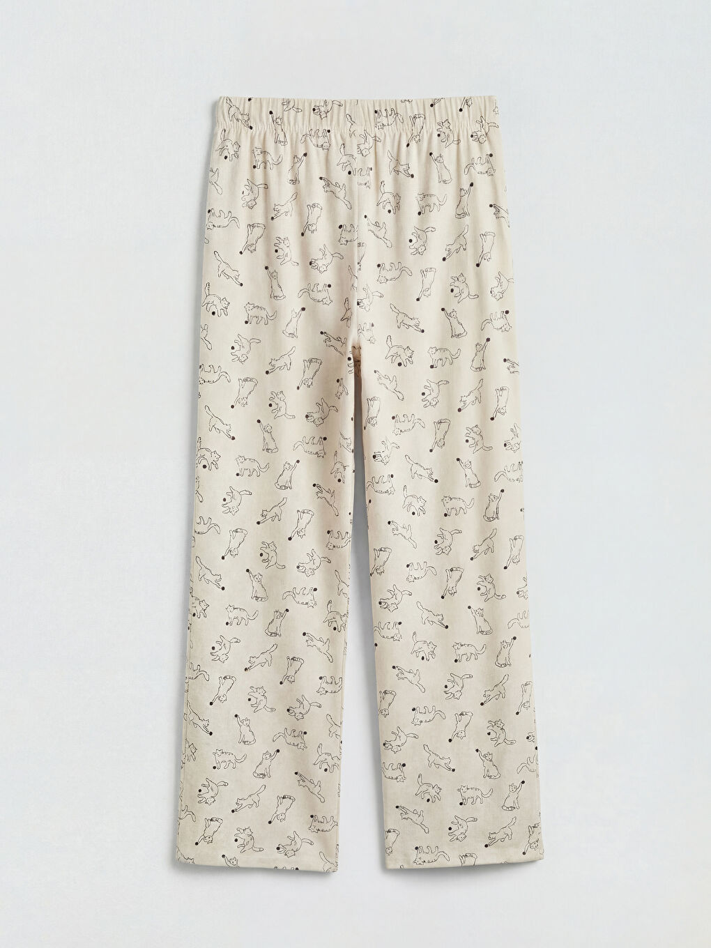 Crew Neck Printed Women's Pyjamas Set-8