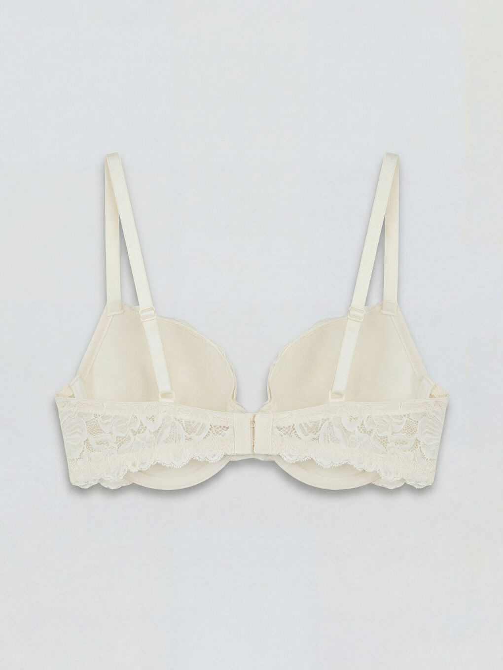 Pembe Balenli Dolgulu Dantelli Tişört Sütyen-1