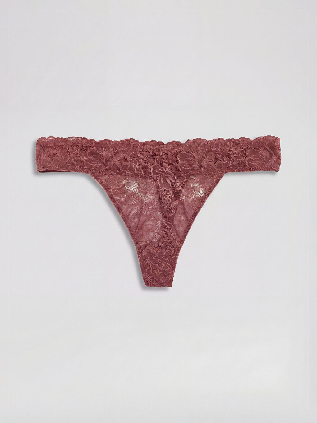 Pembe Dantelli Tanga Külot
