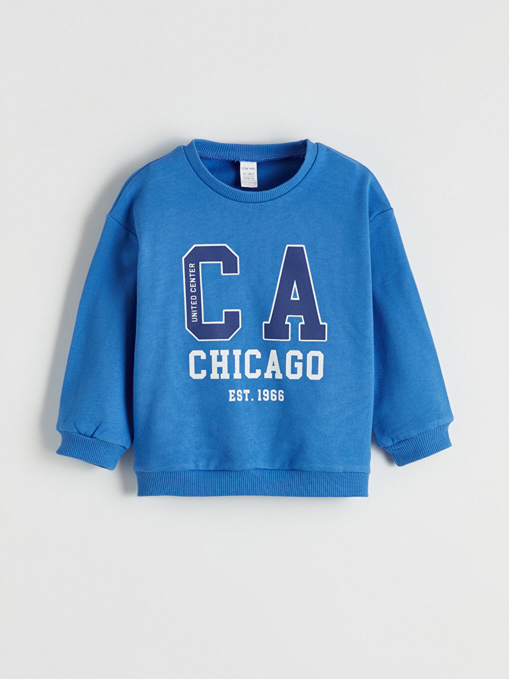 Mavi Chicago Baskılı Erkek Bebek Eşofman Takım-1