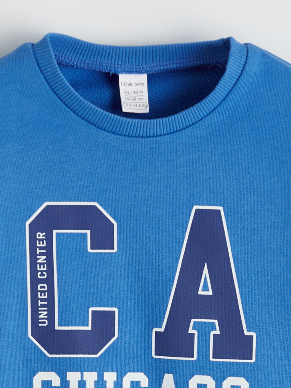 Mavi Chicago Baskılı Erkek Bebek Eşofman Takım-2